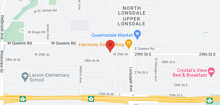 map of 404 188 W 29TH STREET